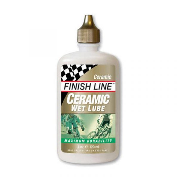 Смазка цепи Finish Line Wet Lube с керамичесими присадками для влажных погодных условий, 60 мл