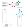 Насос Lezyne Alloy Drive CO2 з 16г балоном 45358