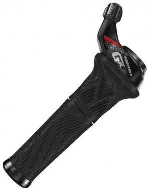 Грипшифт Sram GX Grip Shift, передняя, 2 скорости, черно-красный