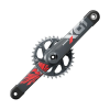 Шатуни Sram X01 Eagle Superboost+ DUB Direct Mount 32T X-sync 2 Chainring Lunar Oxy Red 49776