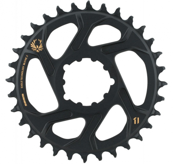 Зірка Sram Eagle X-Sync Gold Offset 6 Al 38T Direct Mount