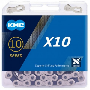 Ланцюг KMC X10 10 швидкостей 116 ланок + замок Ланцюг KMC X10 10 швидкостей 116 ланок + замок