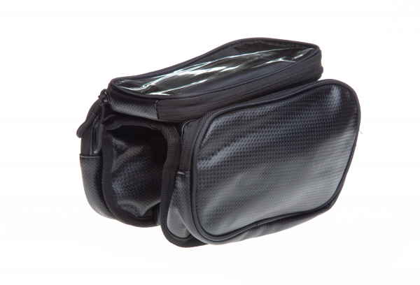 Велосумка на раму под смартфон до 6.5″ Sahoo R-Tex 12813-A 1.5 литра с чехлом в комплекте