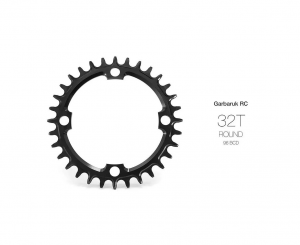 Зірка GARBARUK 96 BCD (Symmetrical for Shimano Compact Triple) Round Black Зірка GARBARUK 96 BCD (Symmetrical for Shimano Compact Triple) Round Black