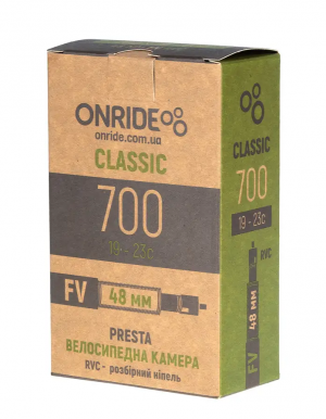 Камера Onride Classic 700×19-23c FV 48 RVC – разборный ниппель