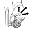Шипи для педалей Shimano SM-SH56, МТВ SPD, без гайки шипа 57633