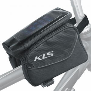 Велосумка на раму под смартфон KLS Alpha 0.9 литра