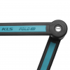 Велозамок фолдинговый KLS Fold 30 3.5х750 мм 55593