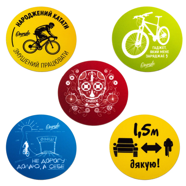 Магниты Onride 5 шт цветные (микс 3)