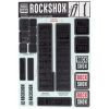 Набор наклеек на вилку RockShox Kit 35мм DC 61943