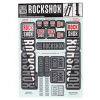 Набір наліпок на вилку RockShox Kit 35мм DC 61945