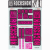 Набор наклеек на вилку RockShox Kit 35мм Dual Crown 61930