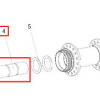 Проставка DT Swiss для передних втулок 340/350 15х135 мм Ø15/15×100.3 мм 63261