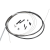 Трос та сорочка гальмівний SRAM SlickWire, чорний, 5 мм (1 х 850 мм, 1 х 1750 мм, 1,5 мм троси з покриттям, корпус 5 мм, посилений кевларом, не піддається стиску, наконечники, торцеві заглушки, захисні пристрої для рами)