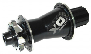 Втулка задня Sram MTB Hub X0 DH Rear 6-Bolt Disc 32H Blk/Slv Driver Body 9/10/11 швидкостей