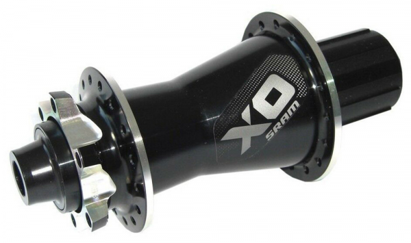 Втулка задня Sram MTB Hub X0 DH Rear 6-Bolt Disc 32H Blk/Slv Driver Body 9/10/11 швидкостей