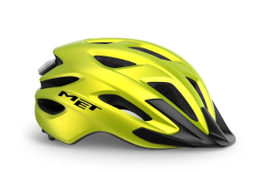 Шлем MET Crossover CE Lime Yellow Metallic | Matt