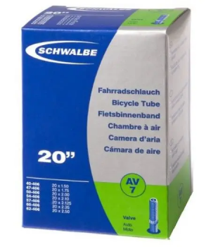 Камера Schwalbe 20″ (40/62×406) AV7 40мм EK AGV