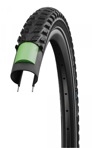 Покрышка 28×1.50 700x38C Schwalbe Marathon 365 Perf, GreenGuard, TwinSkin