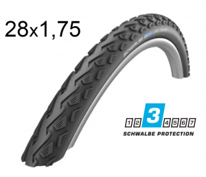 Покрышка 28×1.75 (47-622) Schwalbe Land Cruiser K-Guard B/B SBC