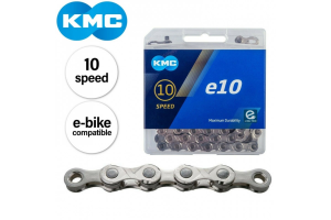 Ланцюг KMC E10 Silver 10 швидкостей 122 ланки + замок (E-Bike)