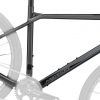 Фреймсет Merida Silex+ Limited-Kit-Frm, Matt DK sil (Glossy Black) ‘W/Rigid Fork/Seat Post