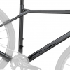 Фреймсет Merida Silex+ Limited-Kit-Frm, Matt DK sil (Glossy Bk) ‘W/Rigid Fork & Seat Post