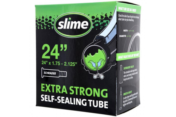 Велосипедна камера Slime Smart Tube 24 x 1.75 – 2.125 AV з герметиком