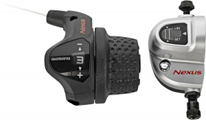 Шифтер Shimano SL-3S41 Nexus RevoShift левый 3 скорости, трос 2000 мм ОЕМ
