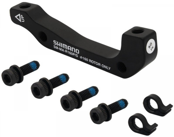 Адаптер для дисковых тормозов задний Shimano SM-MA-R160PSA, ротор 160мм, International Standard