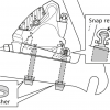 Адаптер Shimano SM-MA-R160DD задний для ротора 160 мм, Flat-Mount 77410