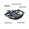 Педалі Shimano PD-EH500 SPD контактні, односторонні 79085