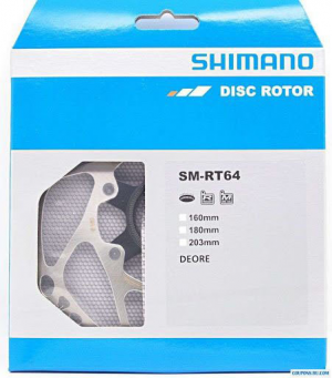 Ротор Shimano SM-RT64-S 160 мм Center Lock