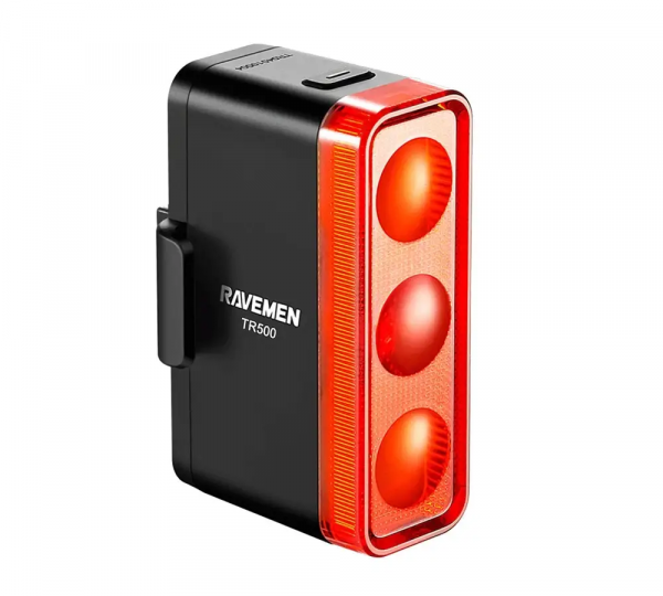 Мігалка задня Ravemen TR500 USB 500 lm з датчиком руху