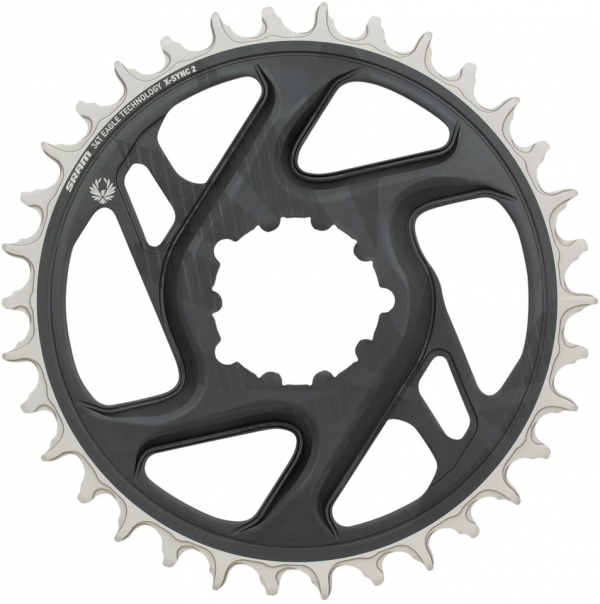 Звезда шатунов Sram X-Sync 2 34T Direct Mount 6 мм Offset Cold Forged Lunar Grey