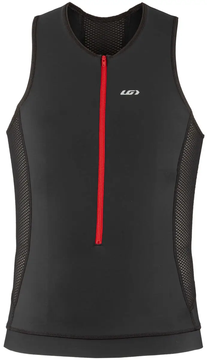 Безрукавка для триатлону Garneau Sprint Tri Sleeveless Tank (Black/Red)