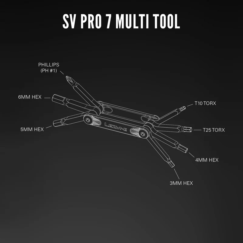 Мультитул Lezyne SV Pro 7 сріблястий