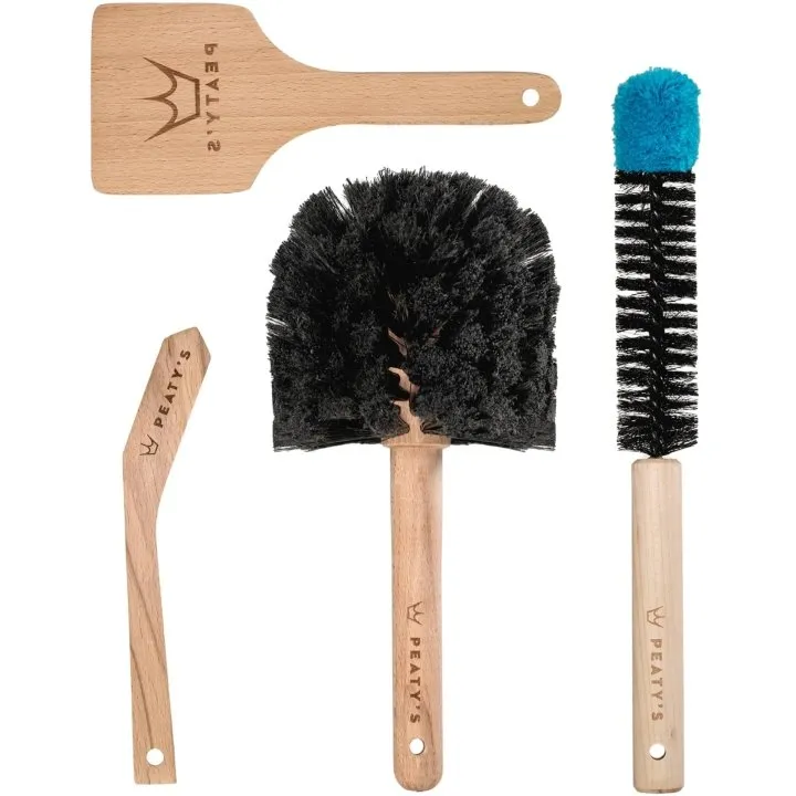 Набір щіток Peaty’s Bicycle Brush Set, Bog / Detail / Drivetrain / Tyre, 4шт