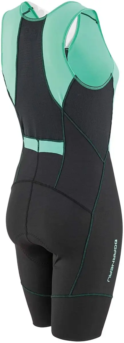 Велокостюм Garneau Women’s Tri Comp Suit черно-зеленый