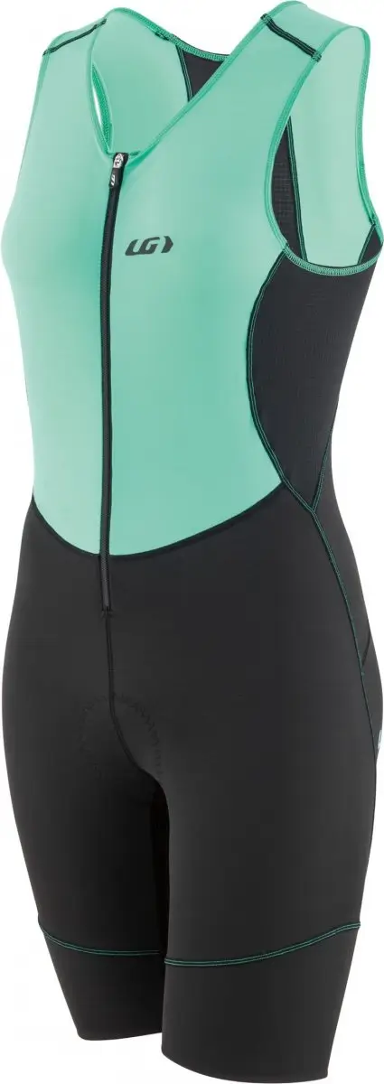 Велокостюм Garneau Women’s Tri Comp Suit черно-зеленый