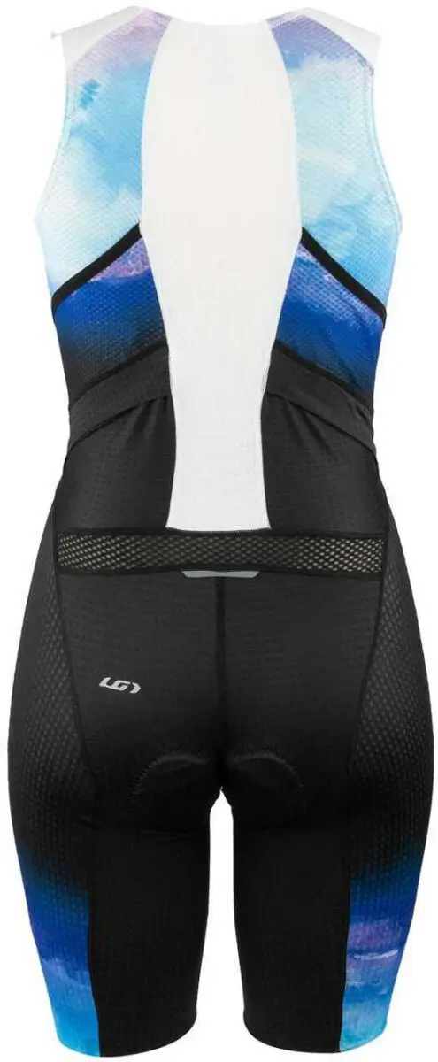 Велокостюм Garneau Women’s Vent Tri Suit черно-голубой