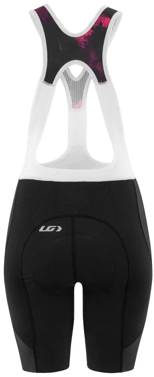 Велошорты с лямками Garneau Women’s CB Carbon Lazer Bib Shorts черно-белые