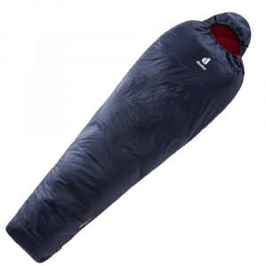 Спальник Deuter Dreamlite L Navy-cranberry лівий