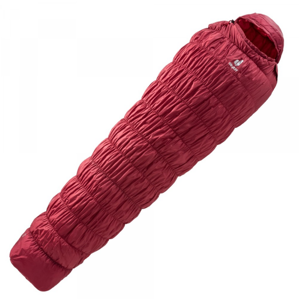 Спальник Deuter Exosphere -6° Cranberry-fire лівий