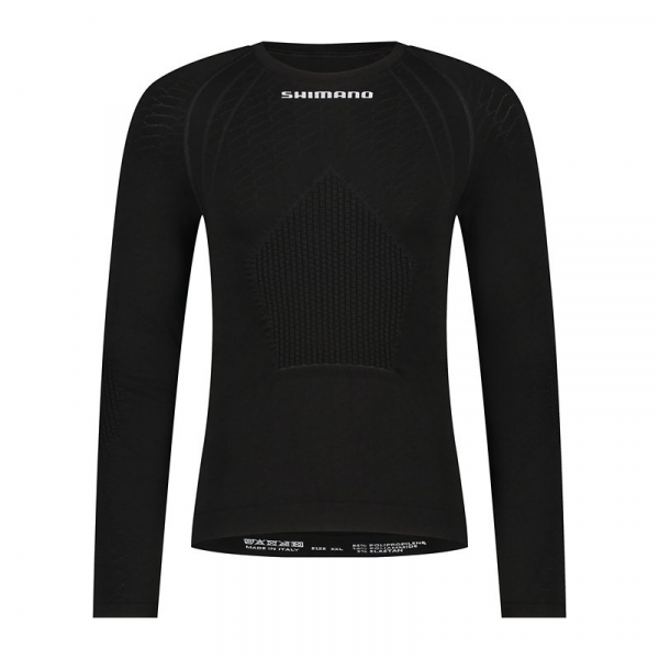 Термобелье-базовый слой Shimano Vertex long sleeves Black