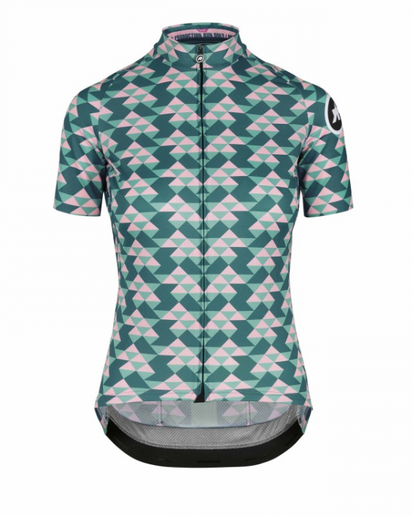 Велофутболка Assos Women’s Diamond Crazy SS Jersey Briliant Green