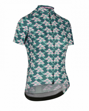 Велофутболка Assos Women’s Diamond Crazy SS Jersey Briliant Green