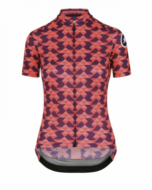 Велофутболка Assos Women’s Diamond Crazy SS Jersey Solitaire Red