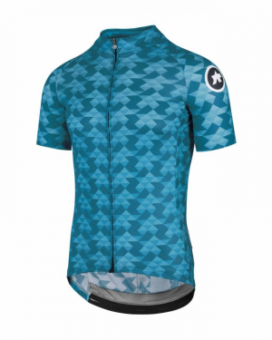 Веломайка Assos Diamond Crazy SS Jersey Adamant Blue