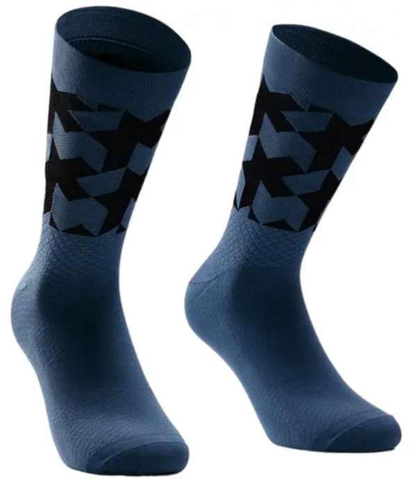 Велошкарпетки Assos Monogram Socks Evo Stone Blue